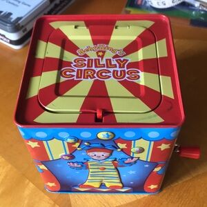 Silly Circus Jack-in-the-Box Toy